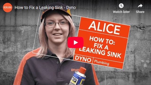 How to fix a leaking sink