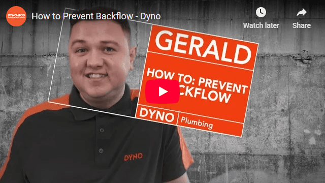 How to prevent backflow