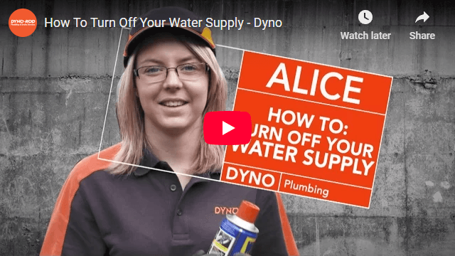 How to turn off your water supply